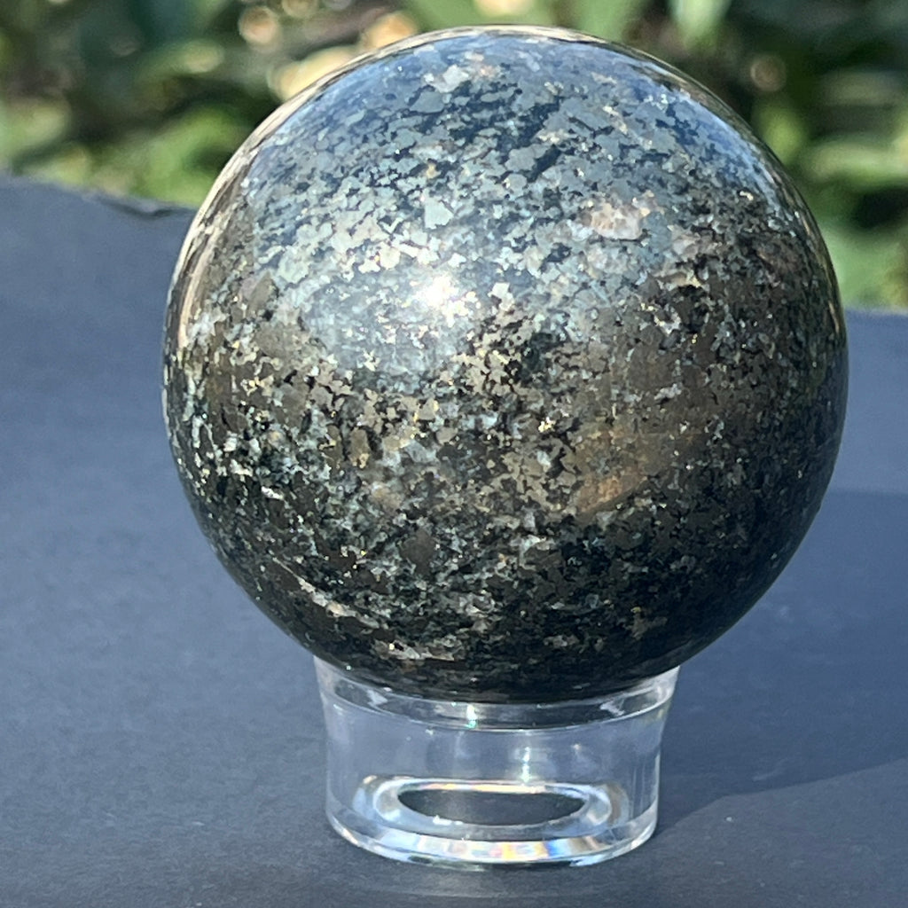Sfera pirita model 6, pietre semipretioase - druzy.ro 3 