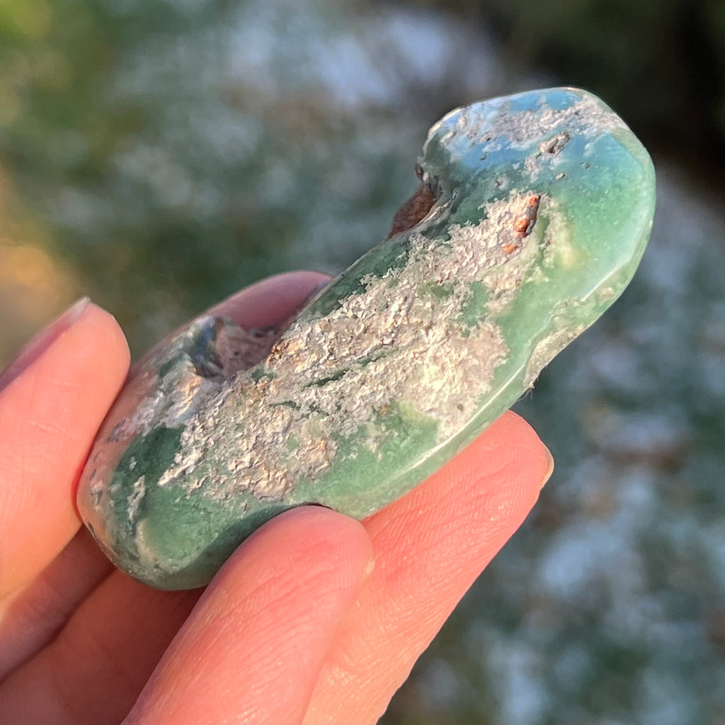 Crisopraz smarald palmstone model 10 din Zimbabwe, druzy.ro, cristale 3