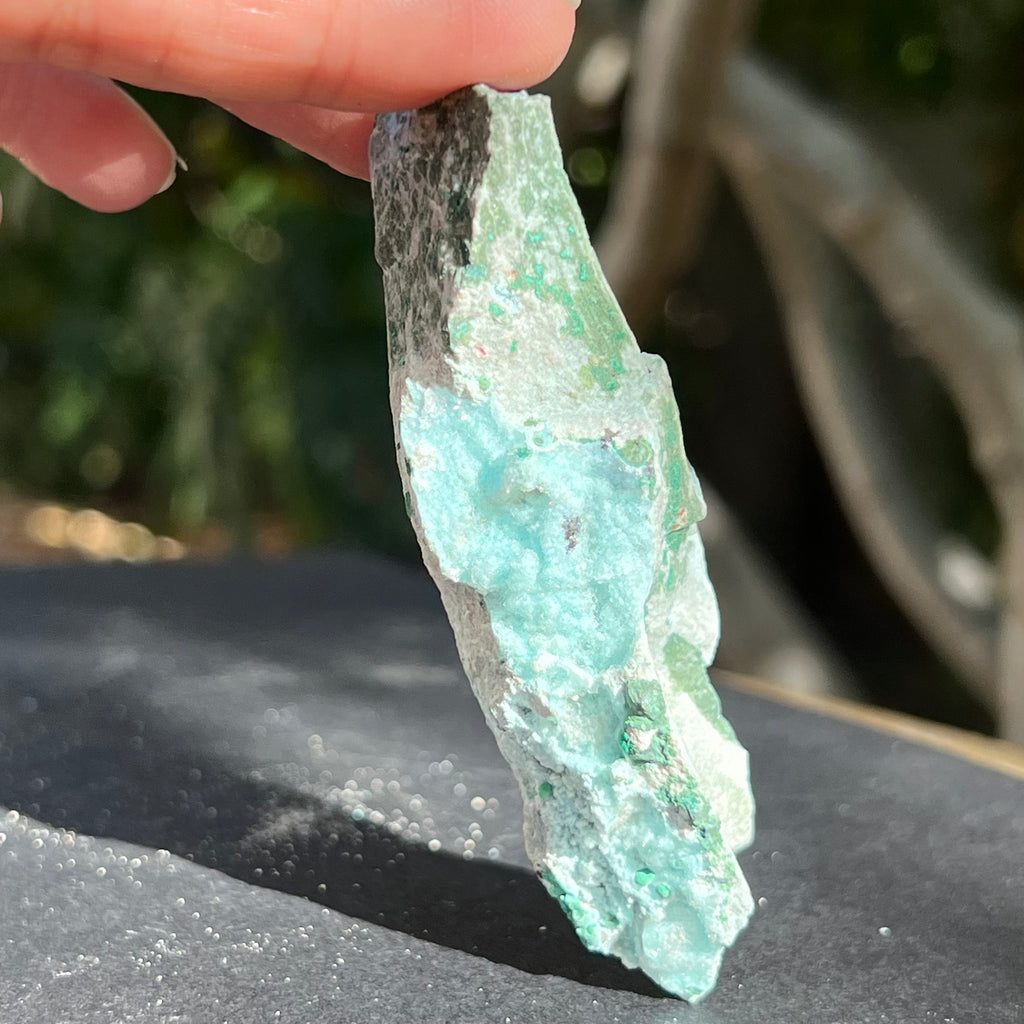 Piatra bruta crisocola druzy din Congo model 9, druzy.ro, cristale 1