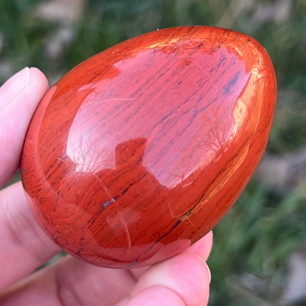 Ou jasp rosu din Zimbabwe model 1, pietre semipretioase - druzy.ro 9 