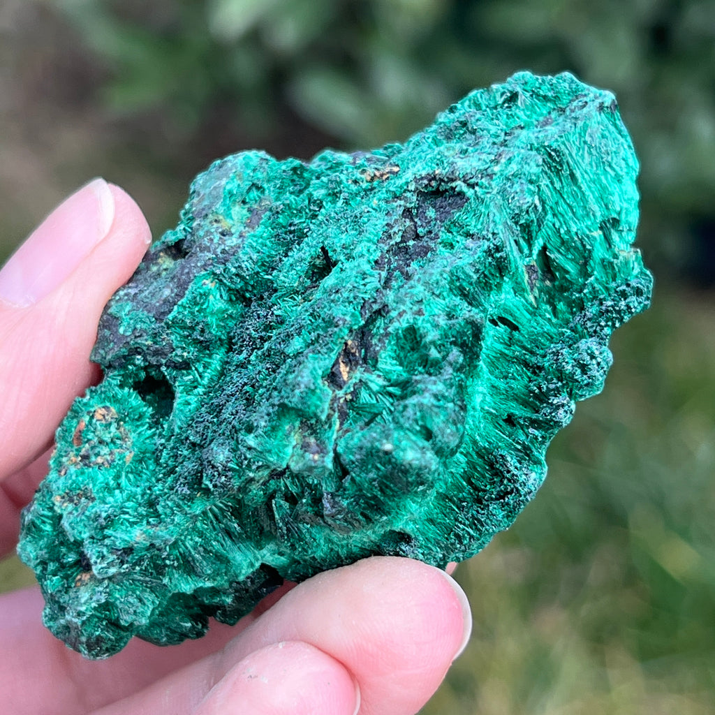 Malachit matasos piatra bruta m4, pietre semipretioase - druzy.ro 5 