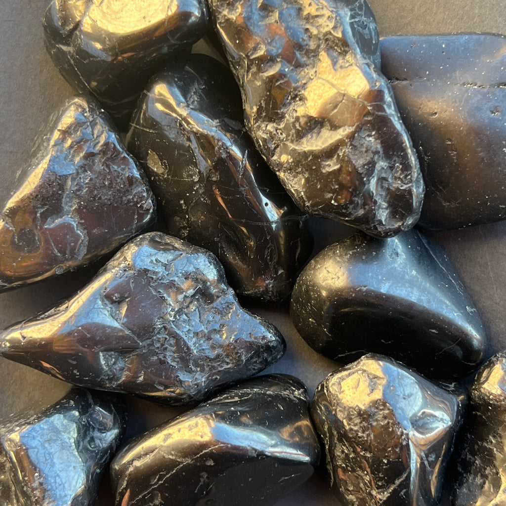 Shungit piatra rulata L, pietre semipretioase - druzy.ro 3 