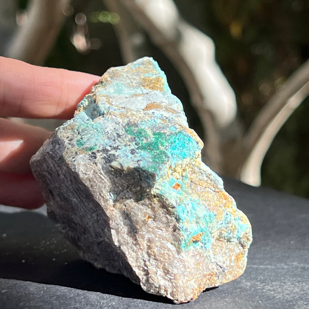Piatra bruta crisocola druzy din Congo model 6, druzy.ro, cristale 6