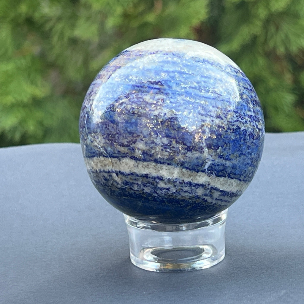Sfera Lapis Lazuli model 4, pietre semipretioase - druzy.ro 4 