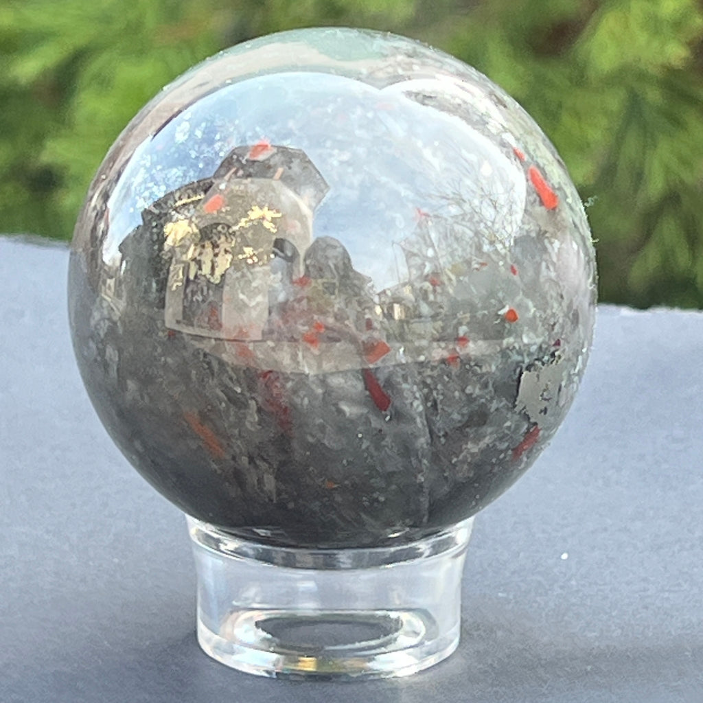 Sfera seftonit piatra sangelui model 3, pietre semipretioase - druzy.ro 5 