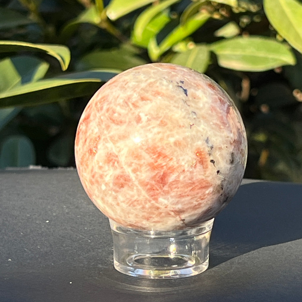 Sfera piatra soarelui model 1, pietre semipretioase - druzy.ro 6 