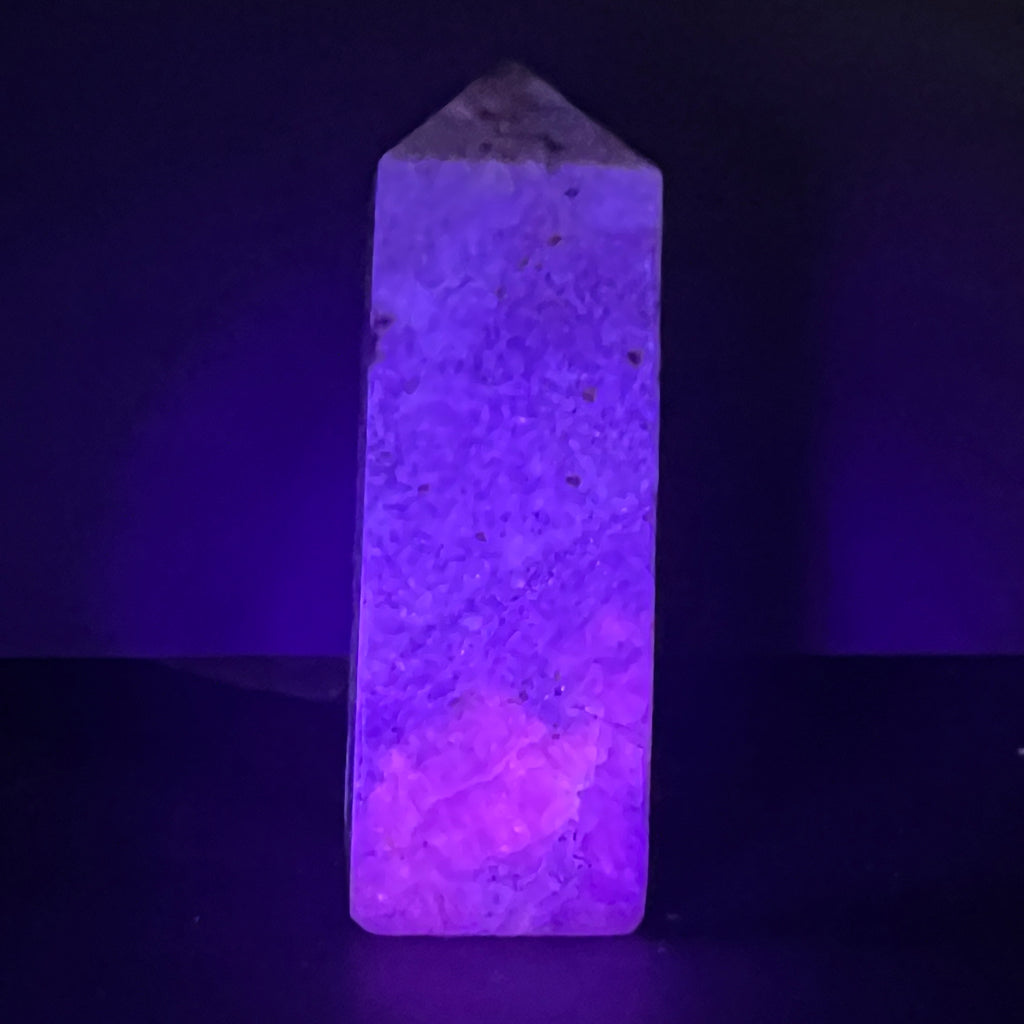 Turn/ obelisc hackmanit Uv reactive m1, pietre semipretioase - druzy.ro 2 