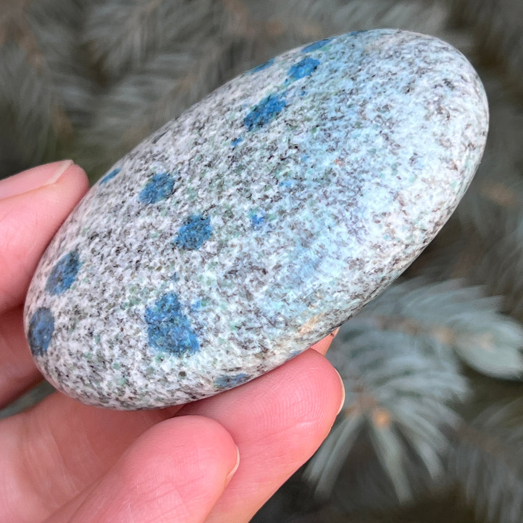 Palmstone K2 Granit cu azurit model 3, pietre semipretioase - druzy.ro 5 