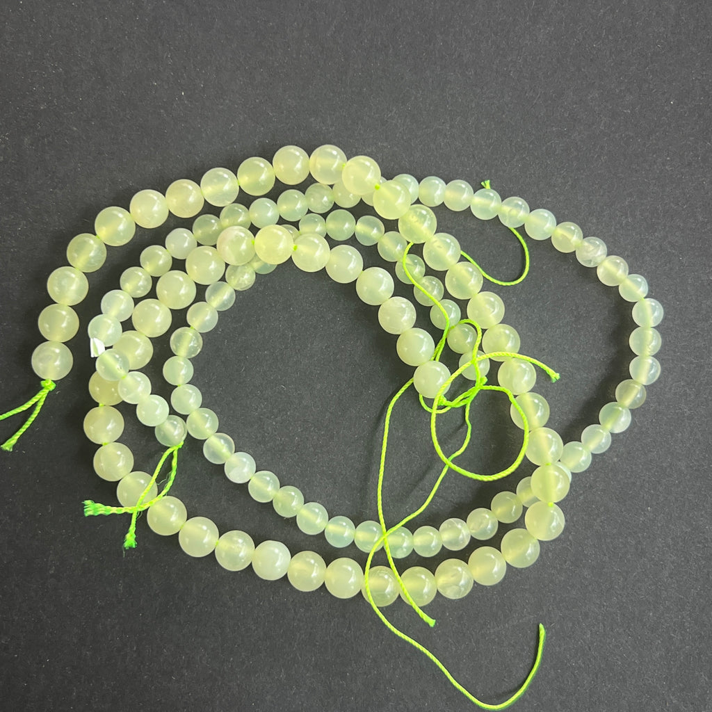 Sirag margele pietre semipretioase sfere JAD VERDE "NEW JADE", pietre semipretioase - druzy.ro 7 