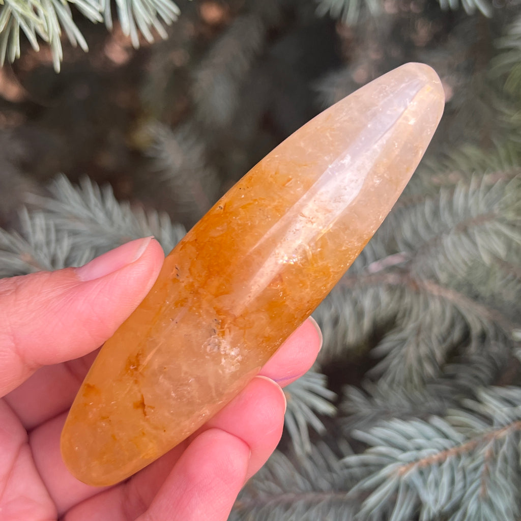 Bagheta golden healer, cuart lamaie model 1, pietre semipretioase - druzy.ro 1 