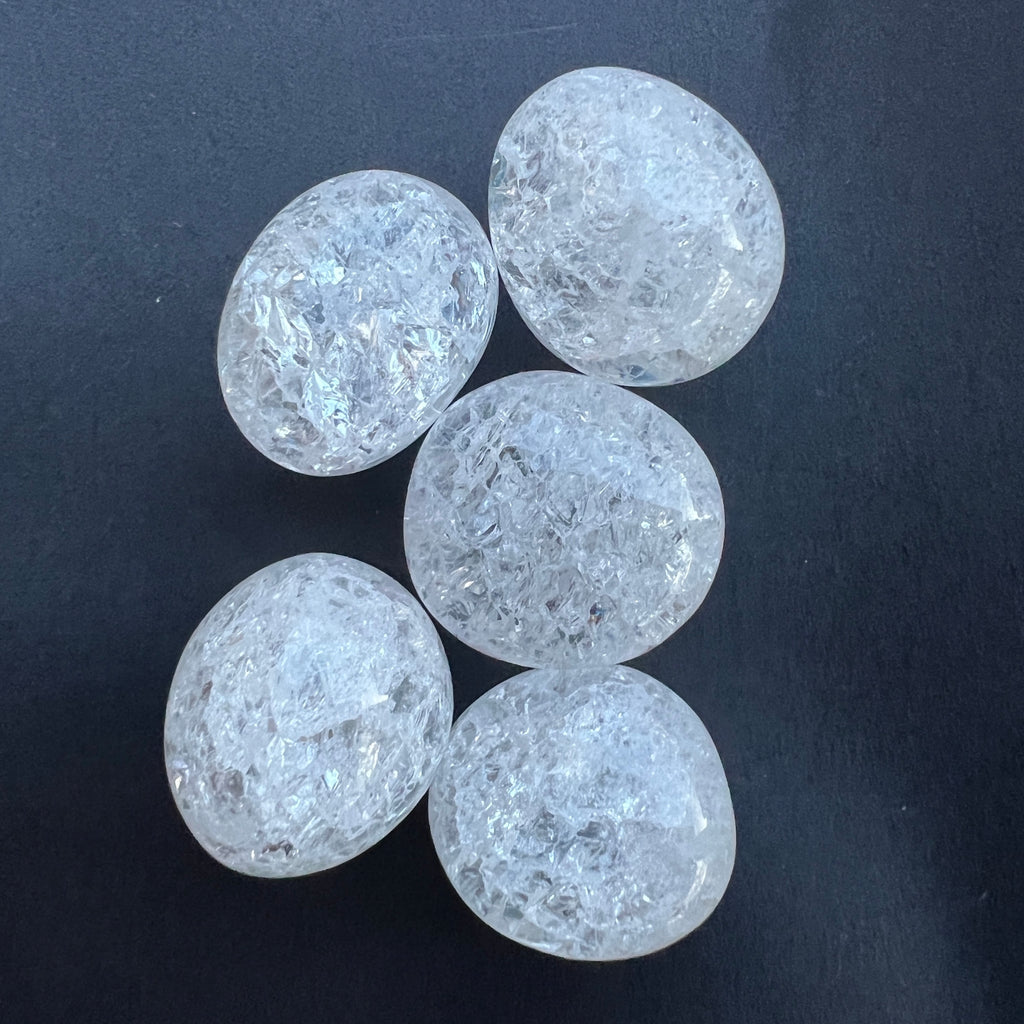 Cuart cracked piatra rulata, pietre semipretioase - druzy.ro 7 