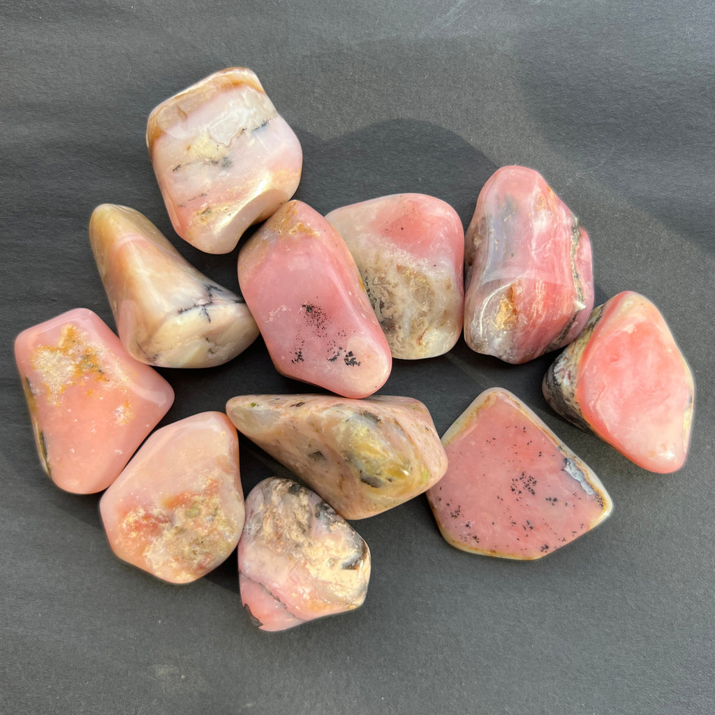Opal roz piatra rulata Peru, pietre semipretioase - druzy.ro 1 