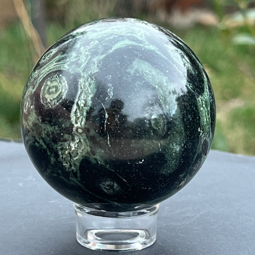 Sfera jasp kambaba Madagascar model 1, pietre semipretioase - druzy.ro 3 