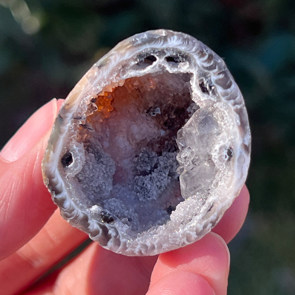 Cluster Agat FEATHER m7, agat cu cuart, pietre semipretioase - druzy.ro 2 