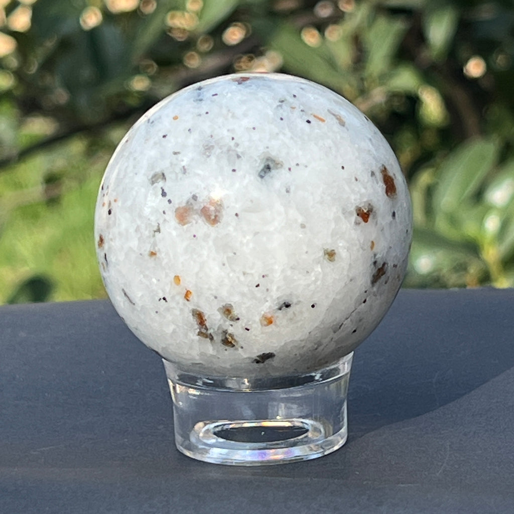Sfera granat Hessonit model 1, pietre semipretioase - druzy.ro 6 