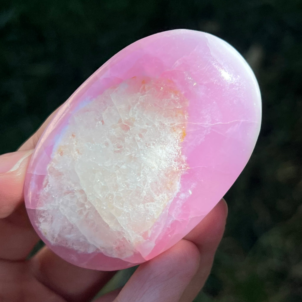 Palmstone Aragonit roz Pakistan model 5, druzy.ro, pietre semipretioase 1