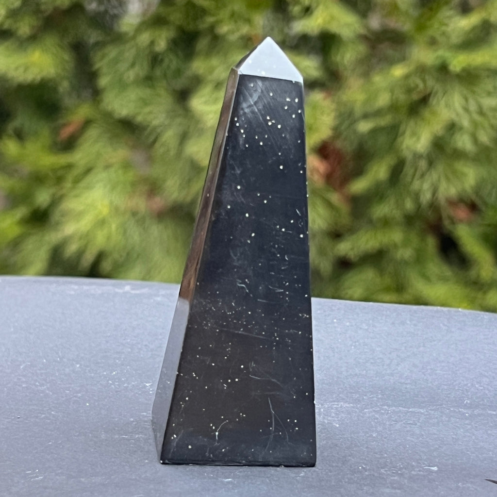Obelisc onix negru model 2, pietre semipretioase - druzy.ro 5 