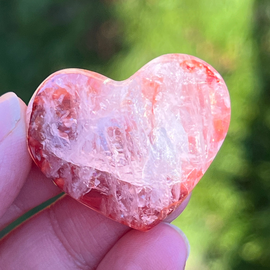 Inima cuart rosu hematoid unicat m2, pietre semipretioase - druzy.ro 3 