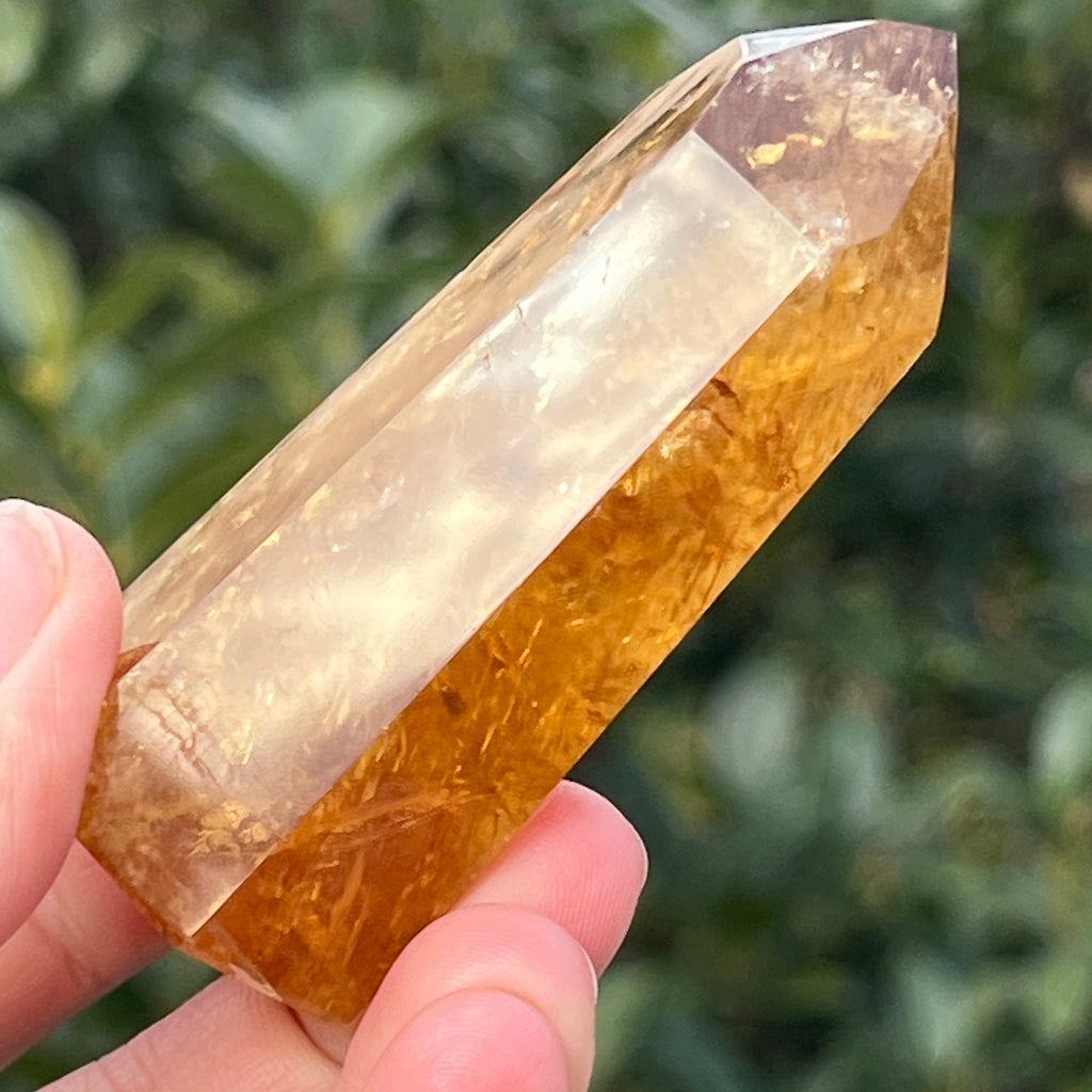 Obelisc citrin Brazilia calitate Extra AAA model 10, pietre semipretioase - druzy.ro 5 