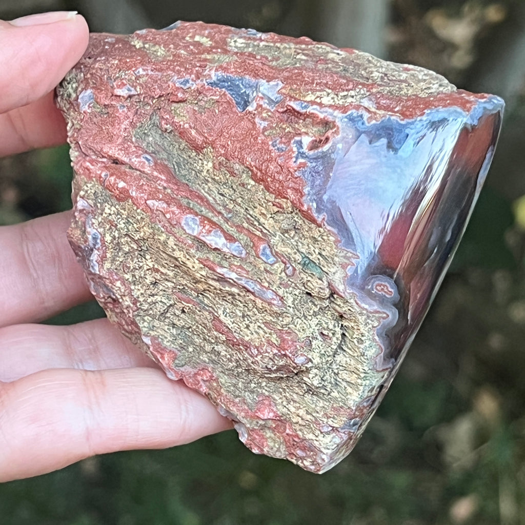 Agat de Botswana, nodul agat river model 14, pietre semipretioase - druzy.ro 9 