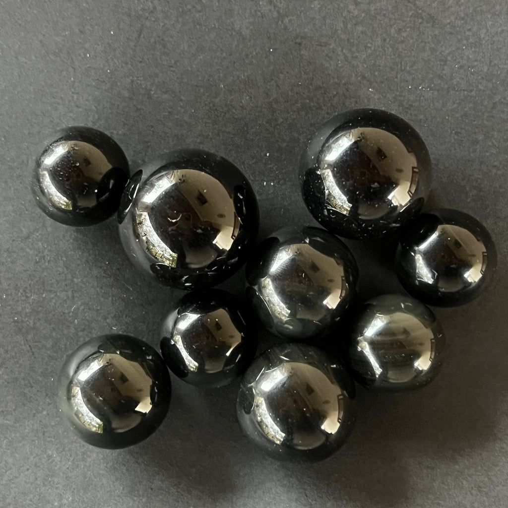 Sfera obsidian 2-3 cm, pietre semipretioase - druzy.ro 5 