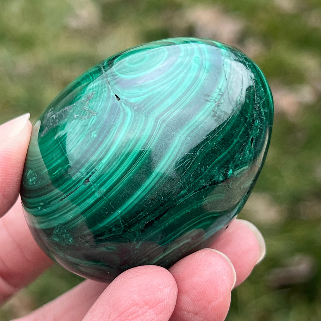 Ou malachit din Congo model 4, pietre semipretioase - druzy.ro 5 
