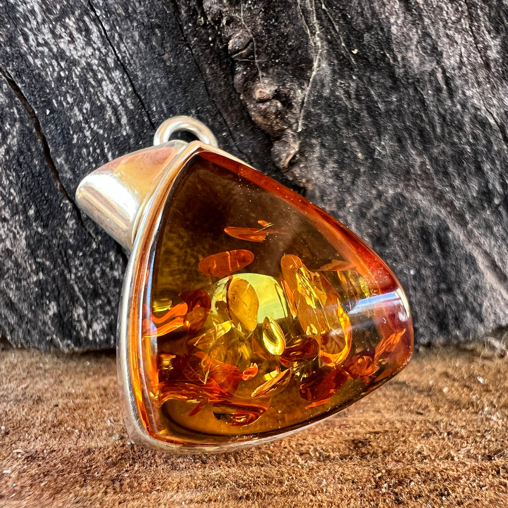 Pandantiv argint cu chihlimbar Amber6, pietre semipretioase - druzy.ro 1 