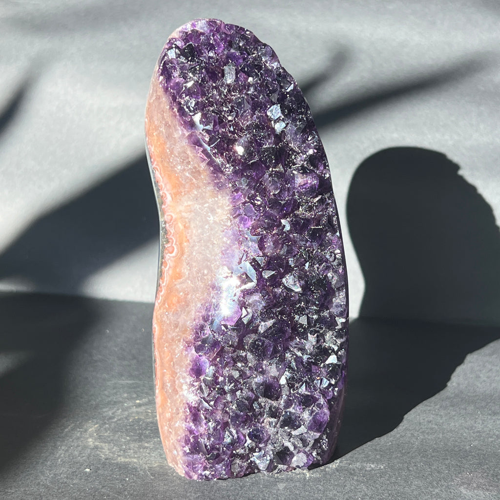 Geoda ametist Uruguay AAA model 17, pietre semipretioase - druzy.ro 1 