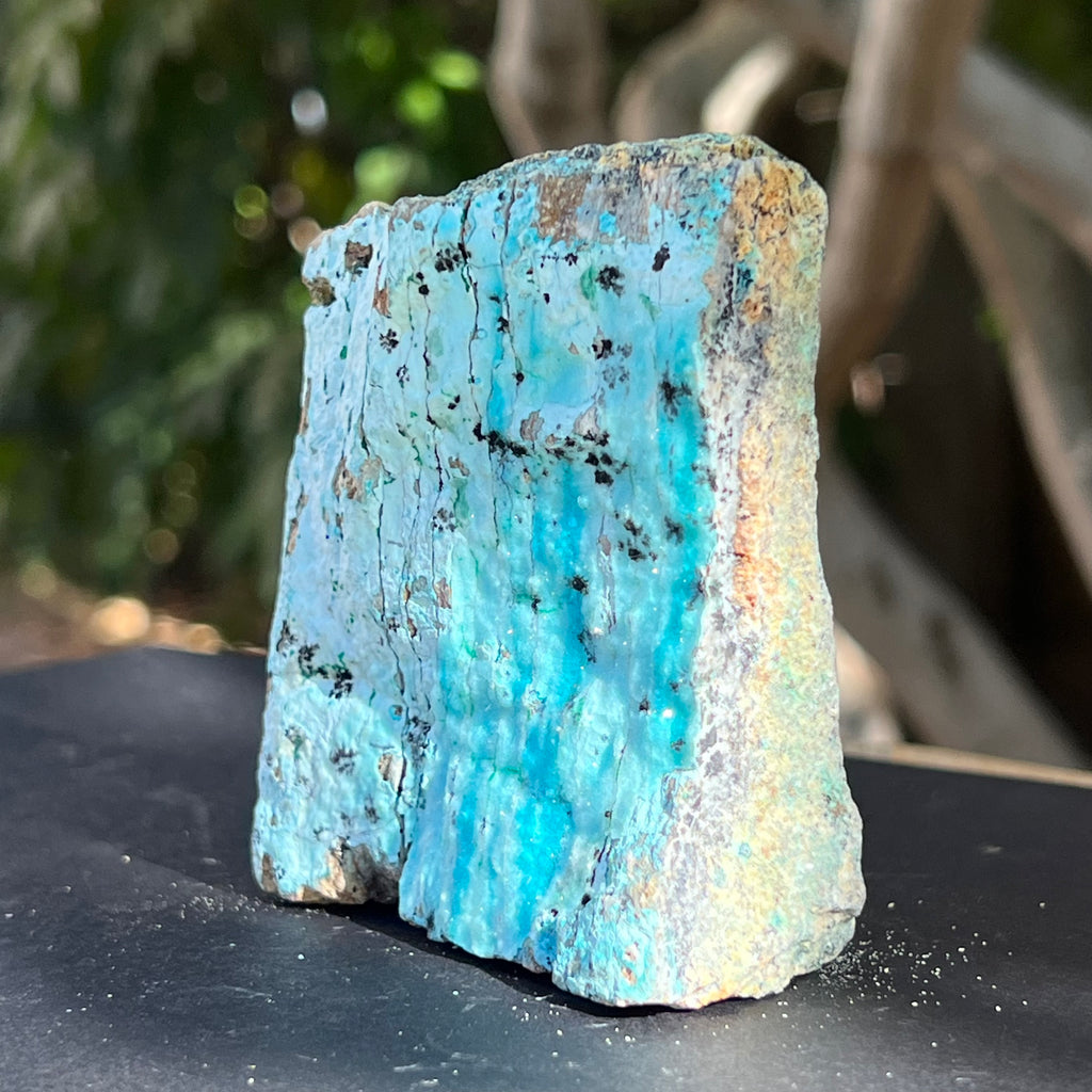 Piatra bruta crisocola druzy din Congo model 8, druzy.ro, cristale 2