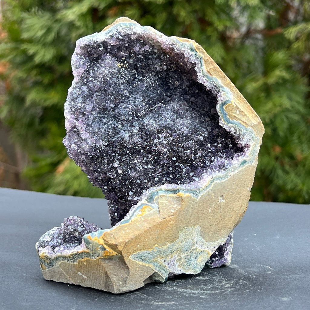Geoda ametist Uruguay model 47, pietre semipretioase - druzy.ro 1 