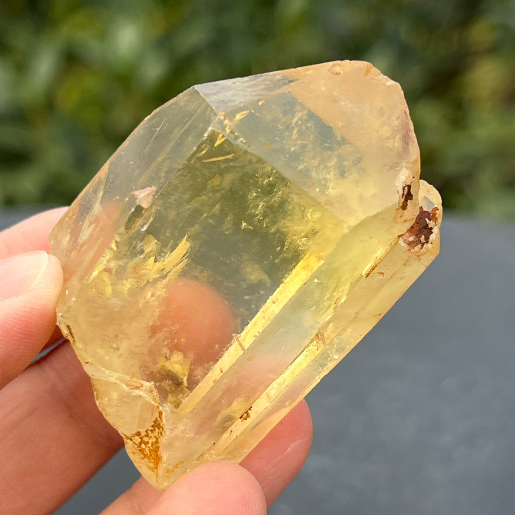 Varf citrin mina Luena, Congo model 20, pietre semipretioase - druzy.ro 1 
