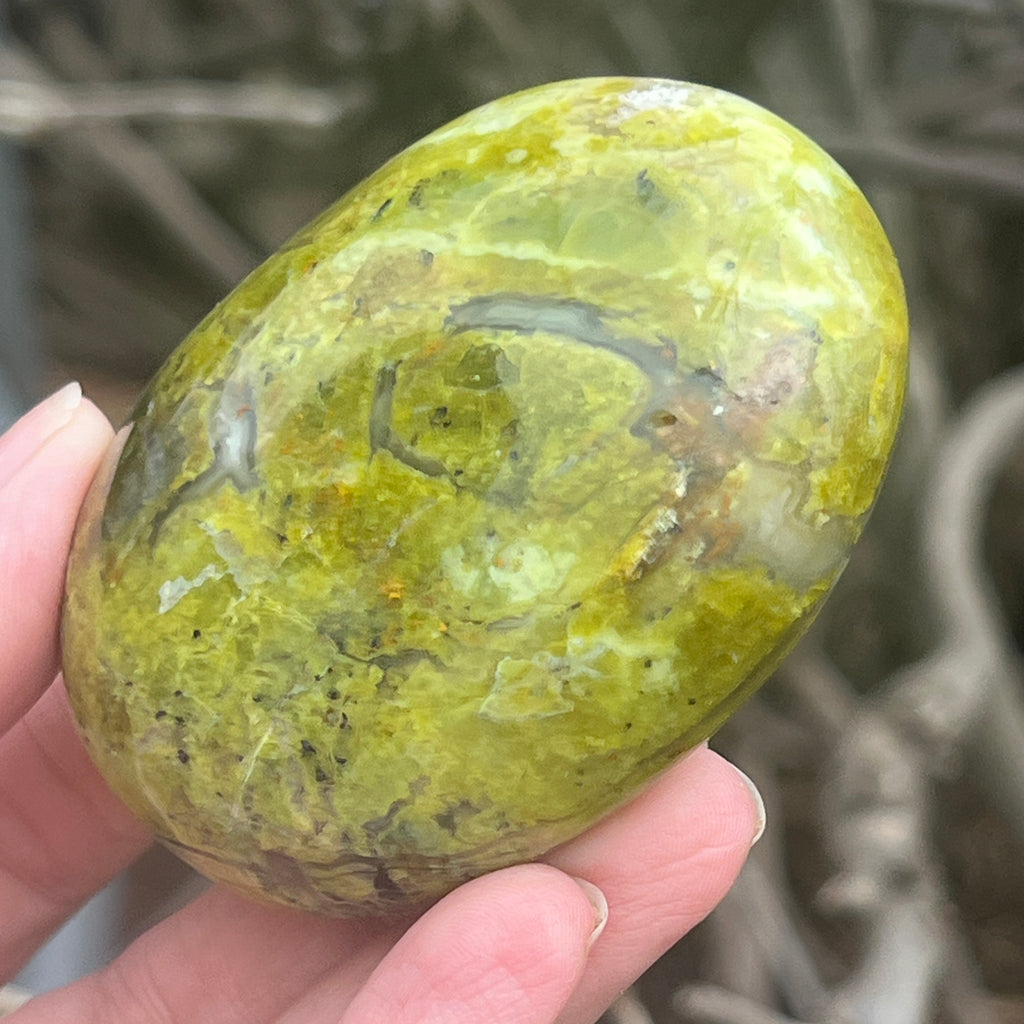 Opal verde palmstone m15, pietre semipretioase - druzy.ro 2 