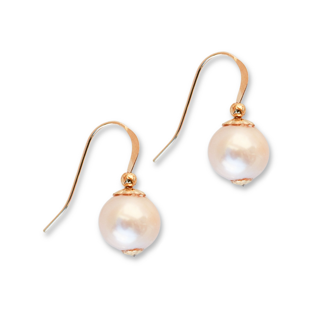 Cercei perle naturale, aur filat - Soul Pearl #3, pietre semipretioase - druzy.ro 8 
