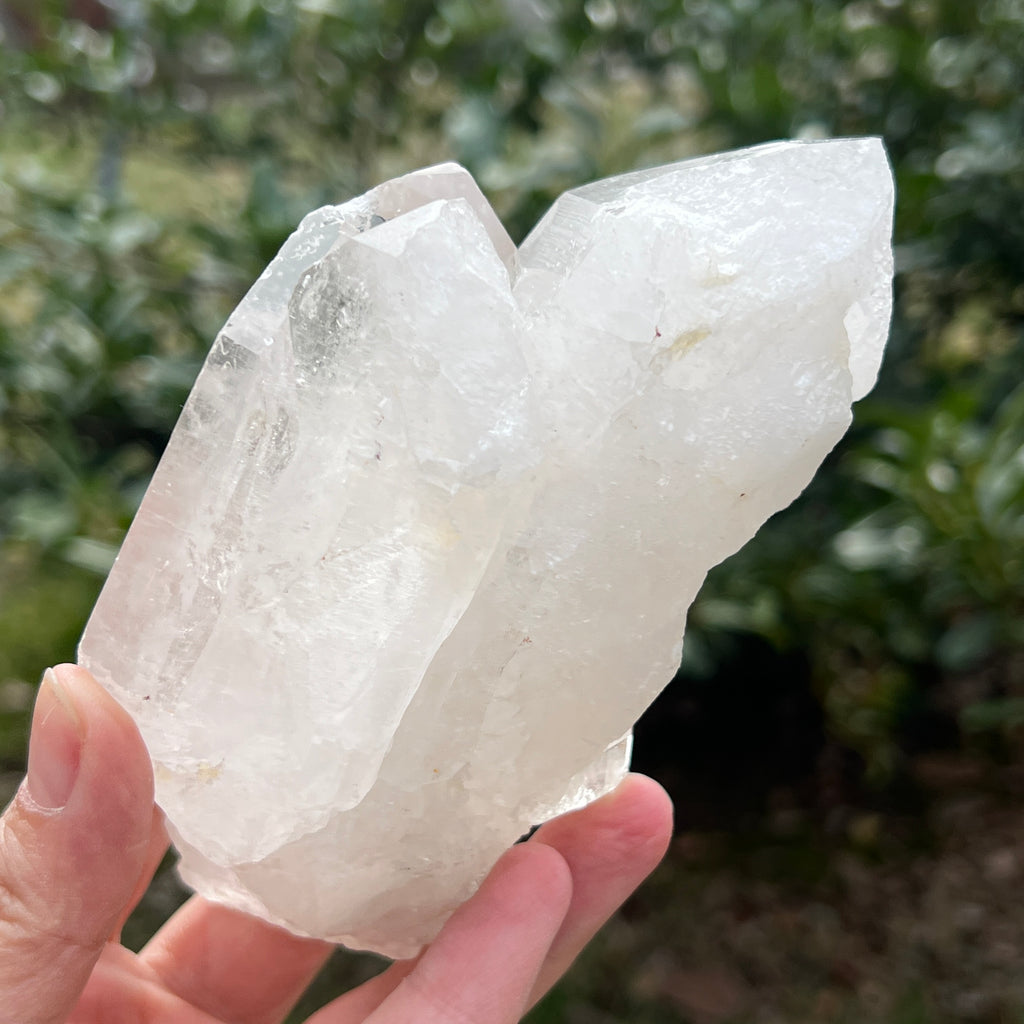 Varf cuart incolor natural, floare de mina L7, pietre semipretioase - druzy.ro 4 