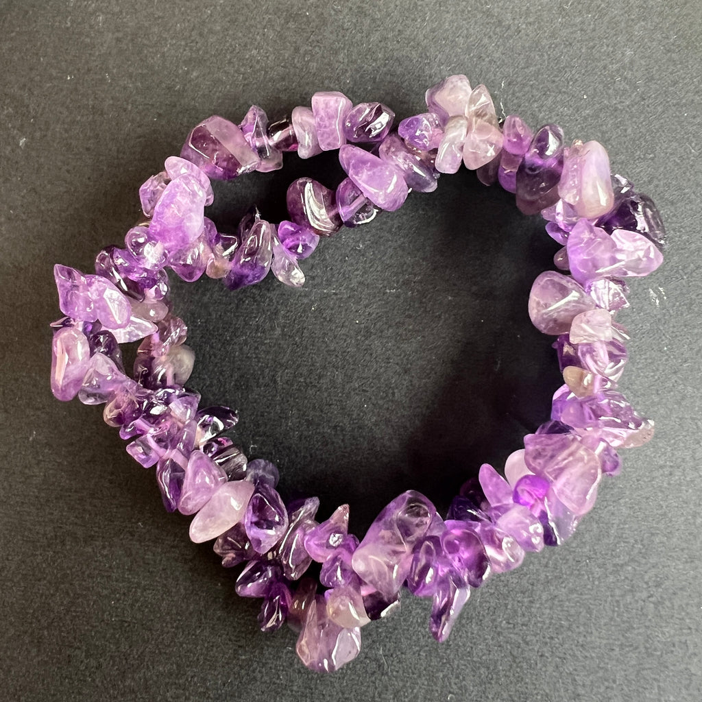 Bratara ametist chipsuri, pietre semipretioase - druzy.ro 3 