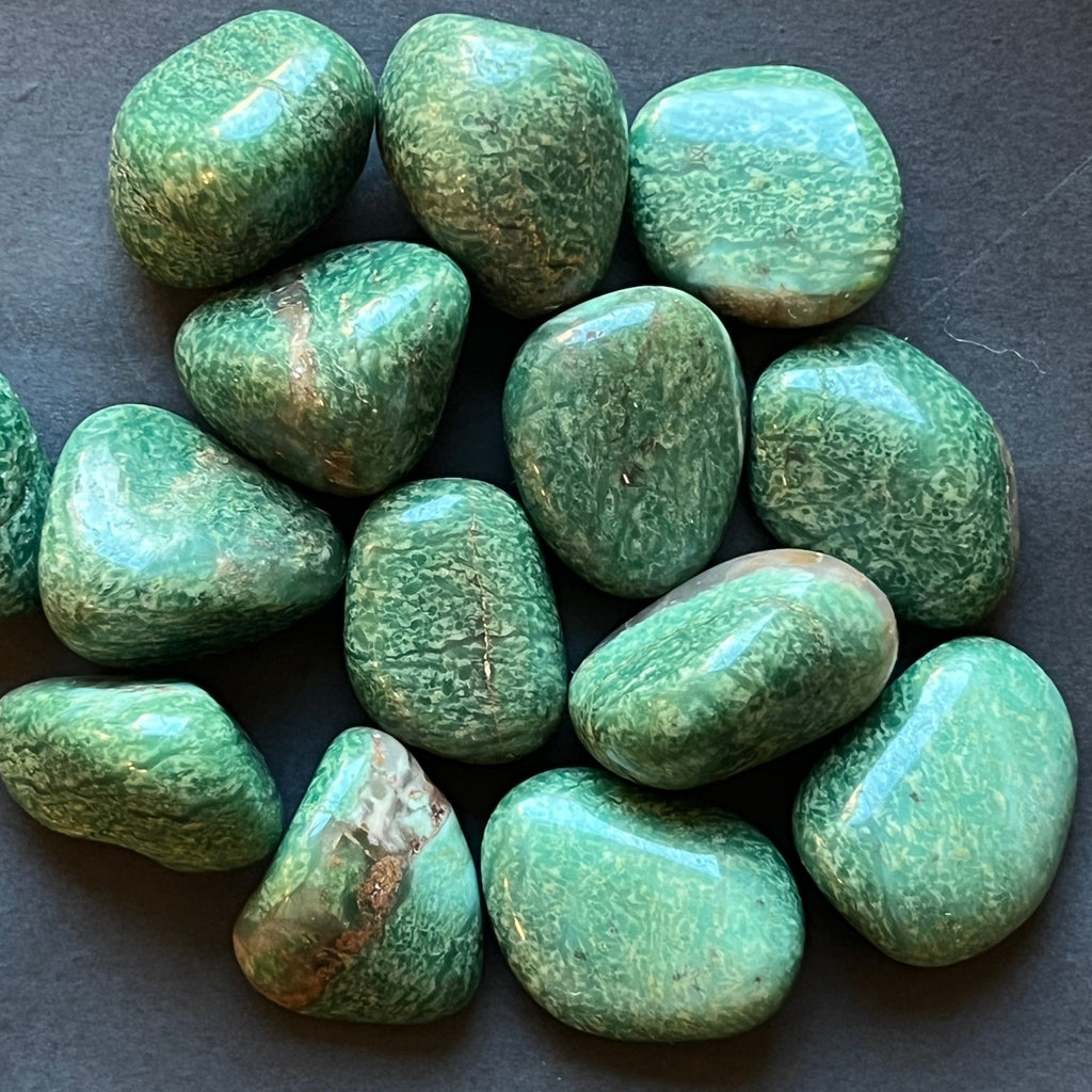 Cuart verde piatra rulata, pietre semipretioase - druzy.ro 1 