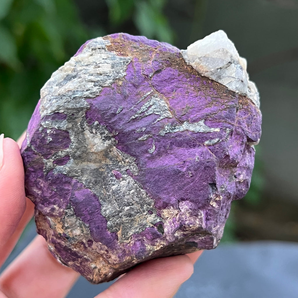 Purpurit metalic (din Namibia) piatra bruta model 2, pietre semipretioase - druzy.ro 1 