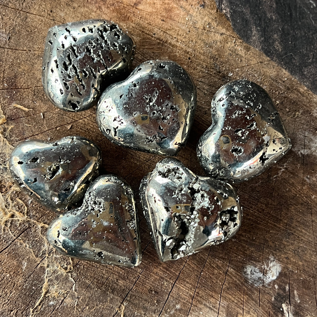 Inima pirita din Peru, pietre semipretioase - druzy.ro 3 