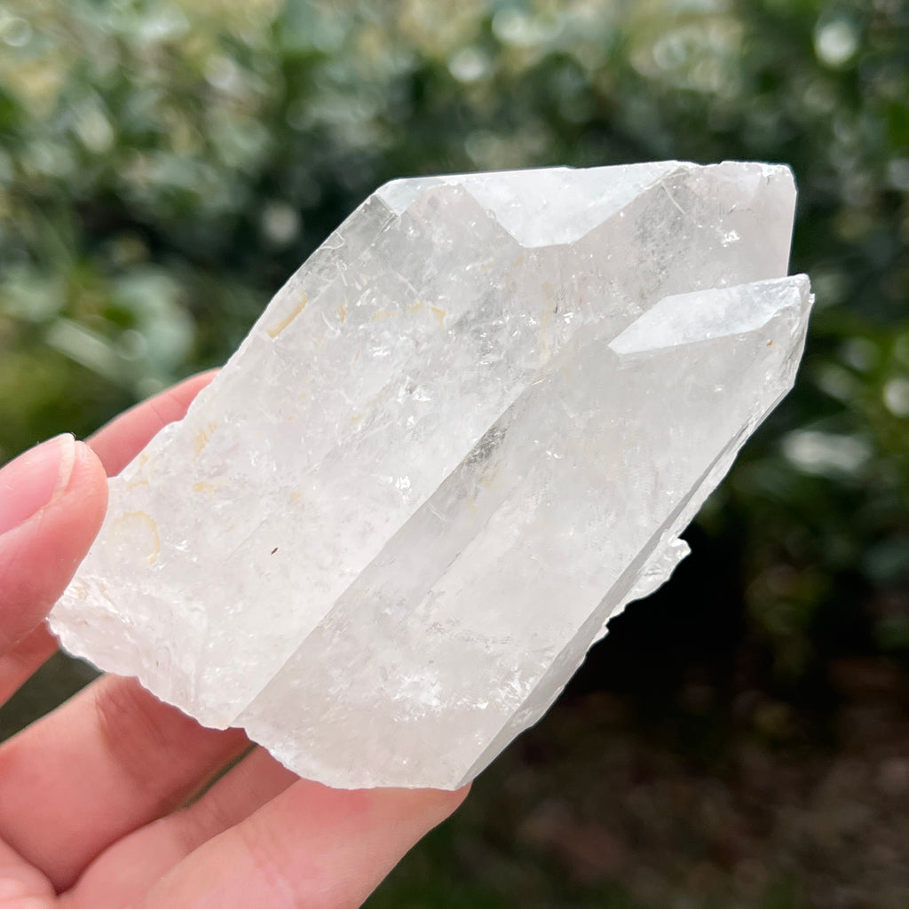 Varf cuart incolor natural, floare de mina L30, pietre semipretioase - druzy.ro 5 