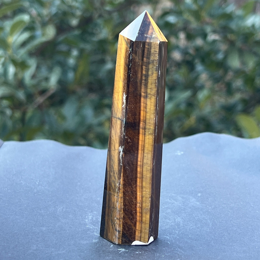 Obelisc ochi de tigru model 1, pietre semipretioase - druzy.ro 1 