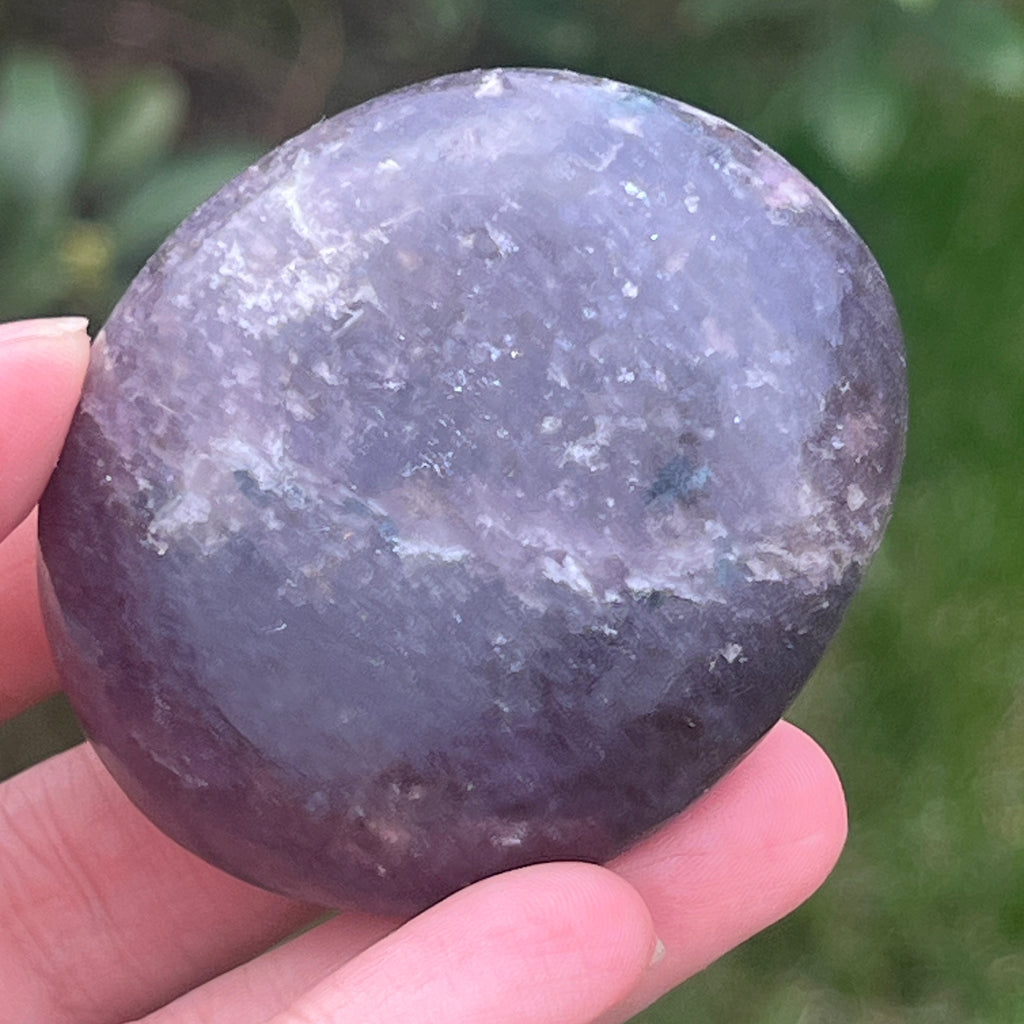 Lepidolit palmstone m10, pietre semipretioase - druzy.ro 1 