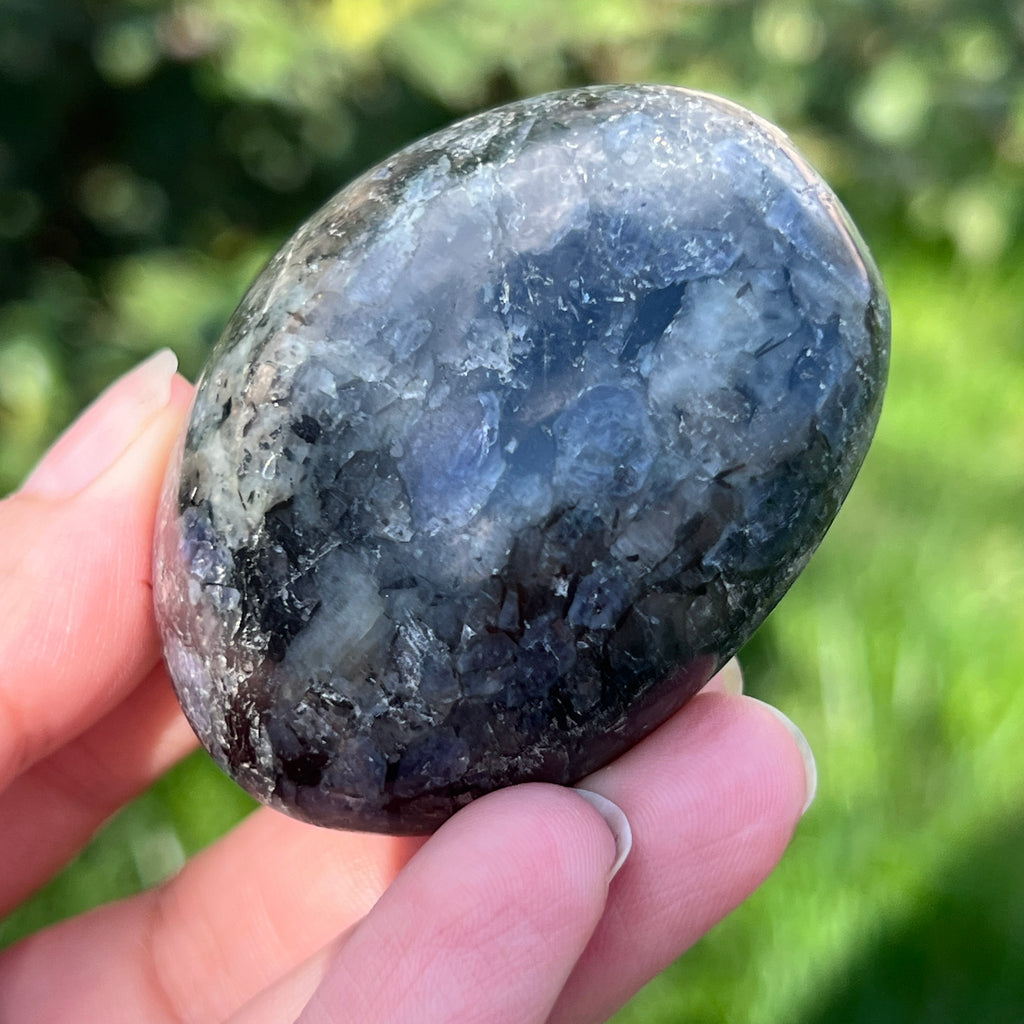 Palmstone Iolit (safir de apa) din Madagascar model 2, pietre semipretioase - druzy.ro 7 