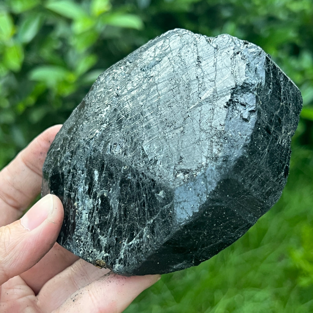 Turmalina neagra piatra bruta L17, pietre semipretioase - druzy.ro 4 