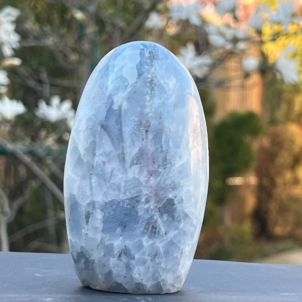 Calcit albastru structura forma libera din Madagascar model 2, druzy.ro, cristale 3