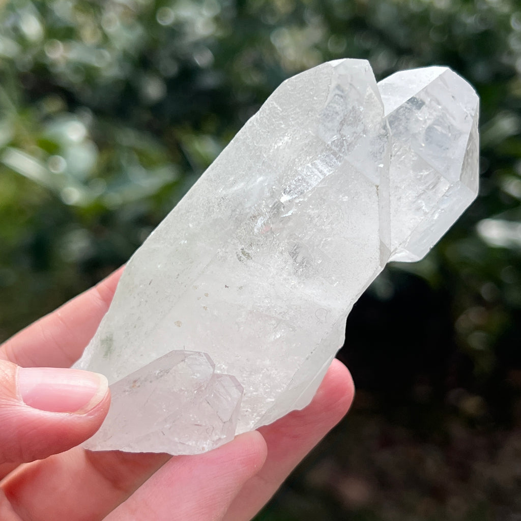 Varf cuart incolor natural, floare de mina L24, pietre semipretioase - druzy.ro 9 