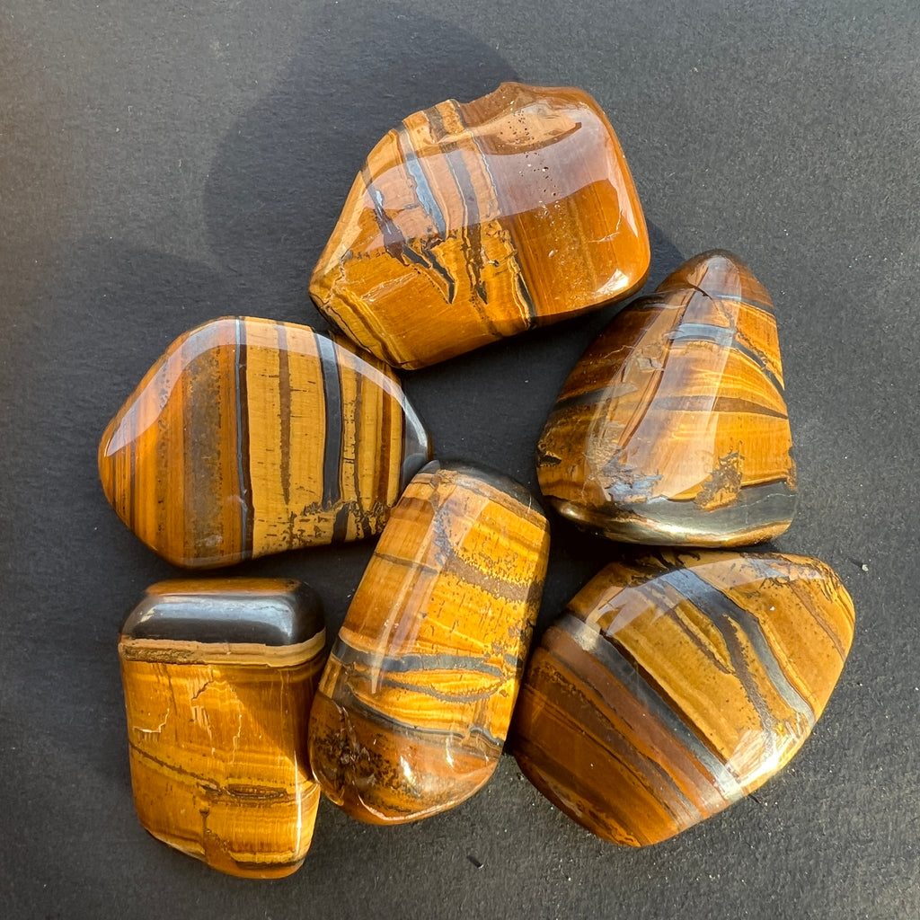 Ochi de tigru rulat XL, pietre semipretioase - druzy.ro 2 