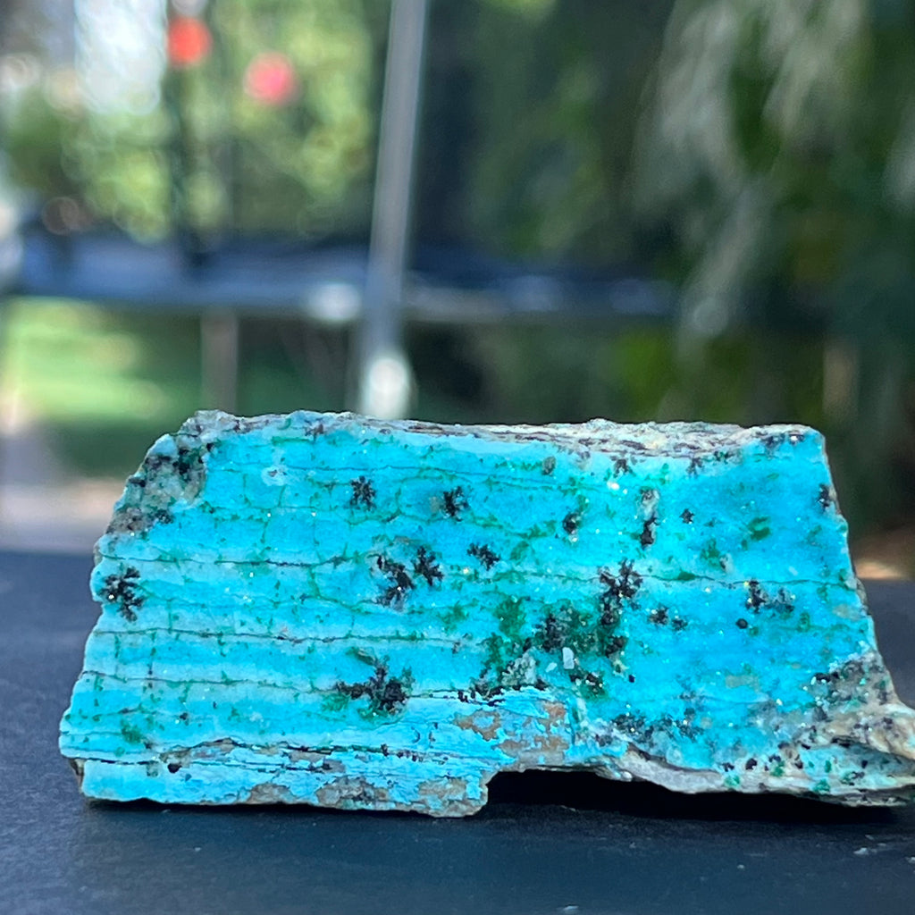 Piatra bruta crisocola cu malachit druzy din Congo model 4, druzy.ro, cristale 3