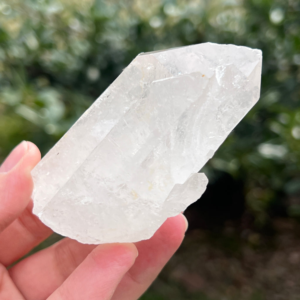 Varf cuart incolor natural, floare de mina L30, pietre semipretioase - druzy.ro 3 