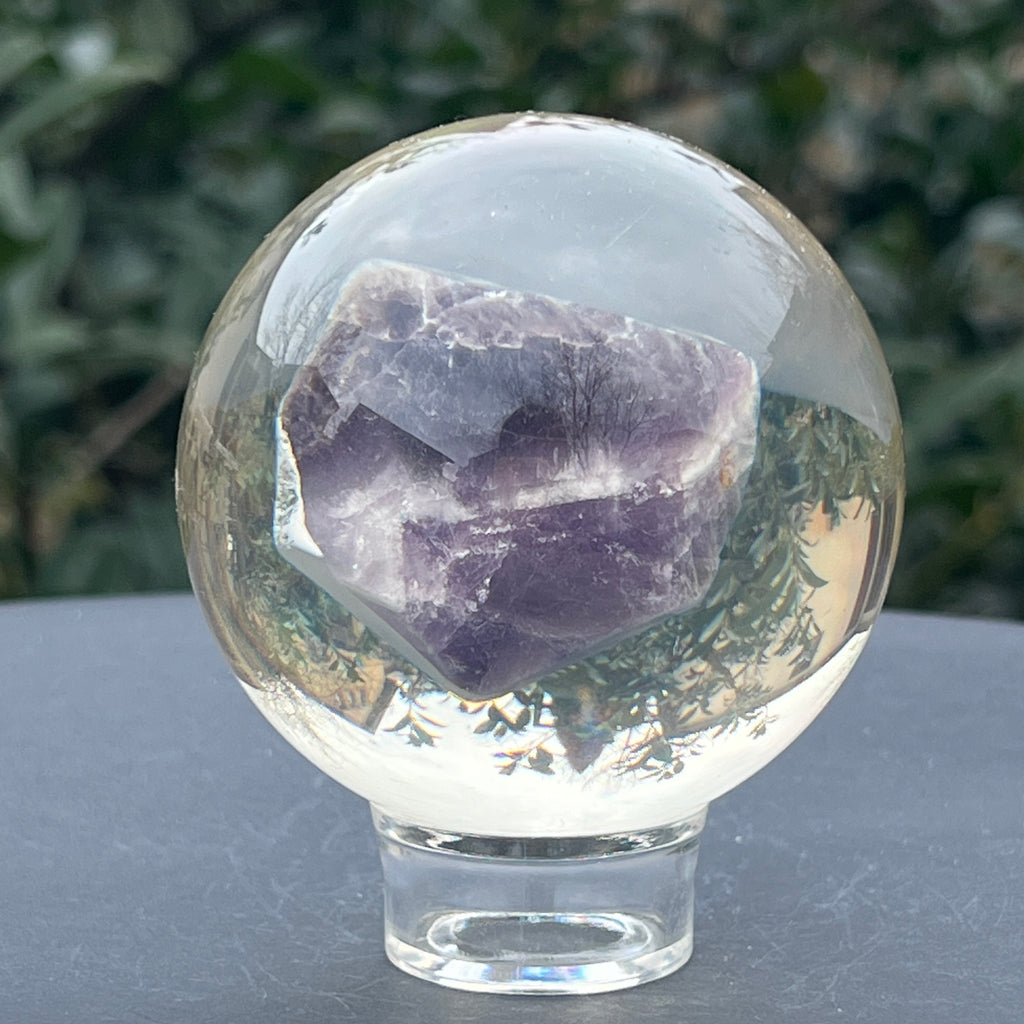 Sfera ametist in rasina model 1, pietre semipretioase - druzy.ro 2 