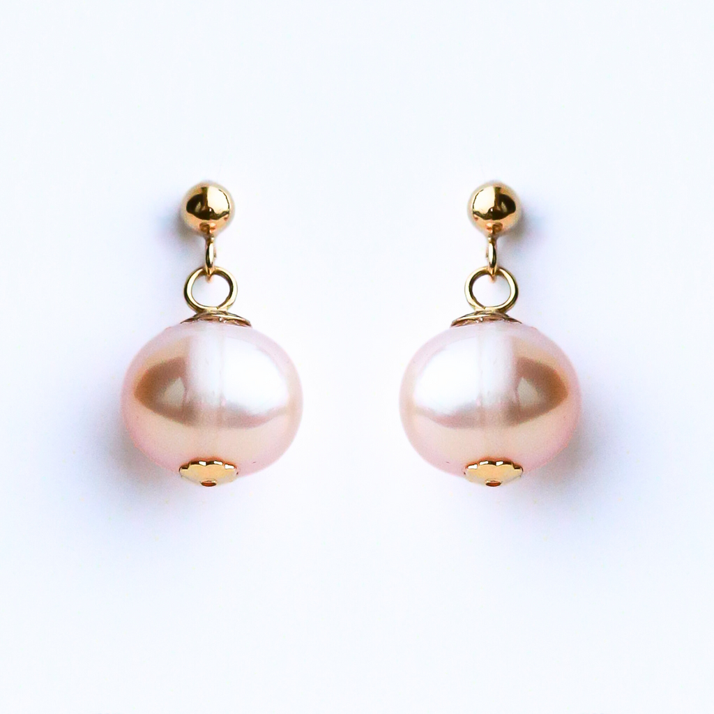 Cercei perle naturale, aur filat - Soul Pearl #4, pietre semipretioase - druzy.ro 4 